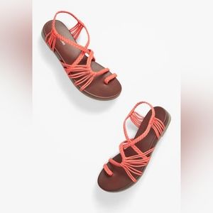 Coral Gladiator Sandal